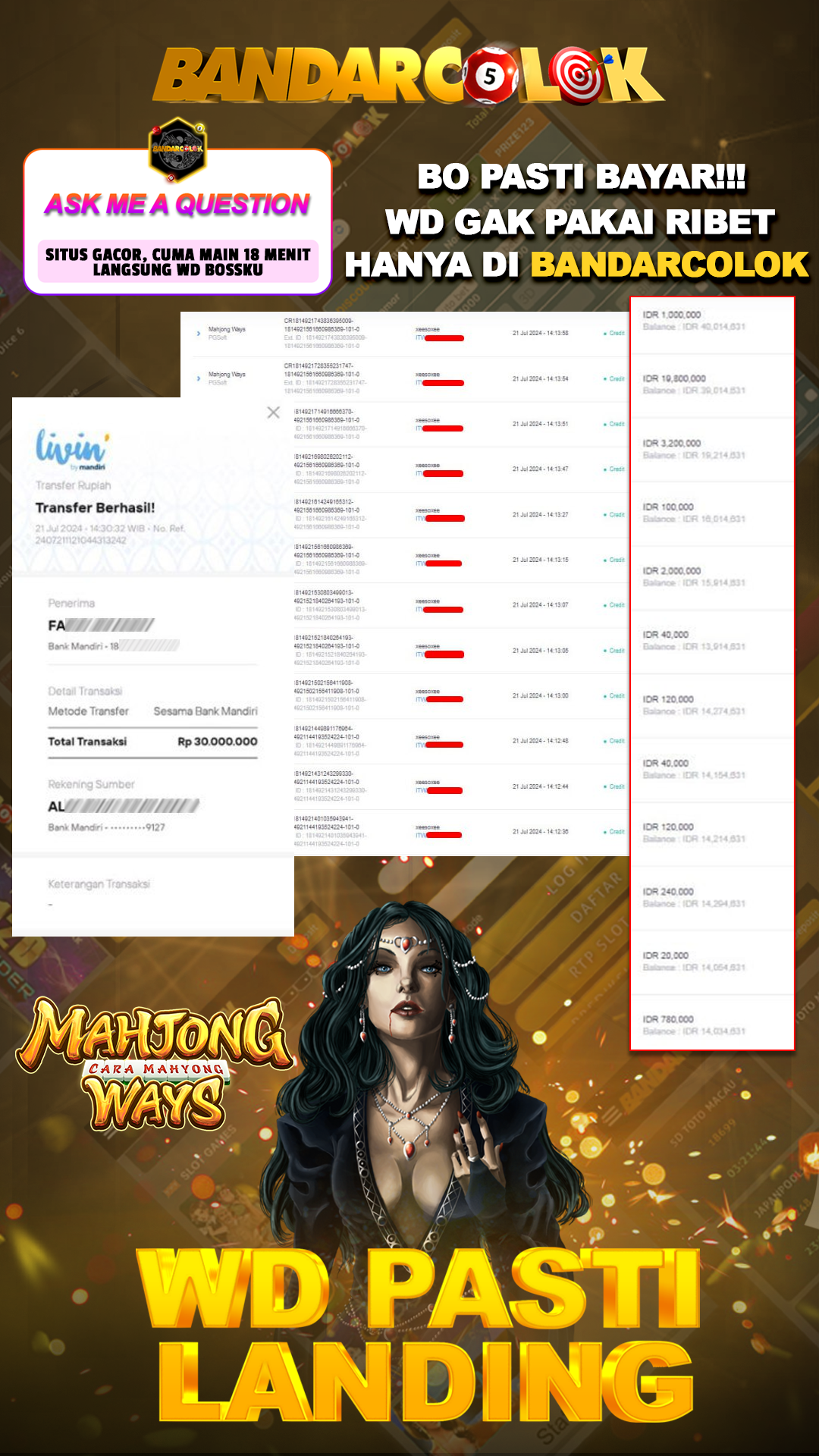 Jackpot SLOT BANDARCOLOK