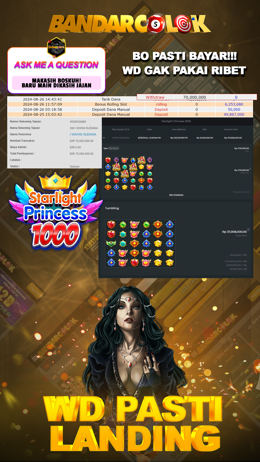 Jackpot SLOT BANDARCOLOK