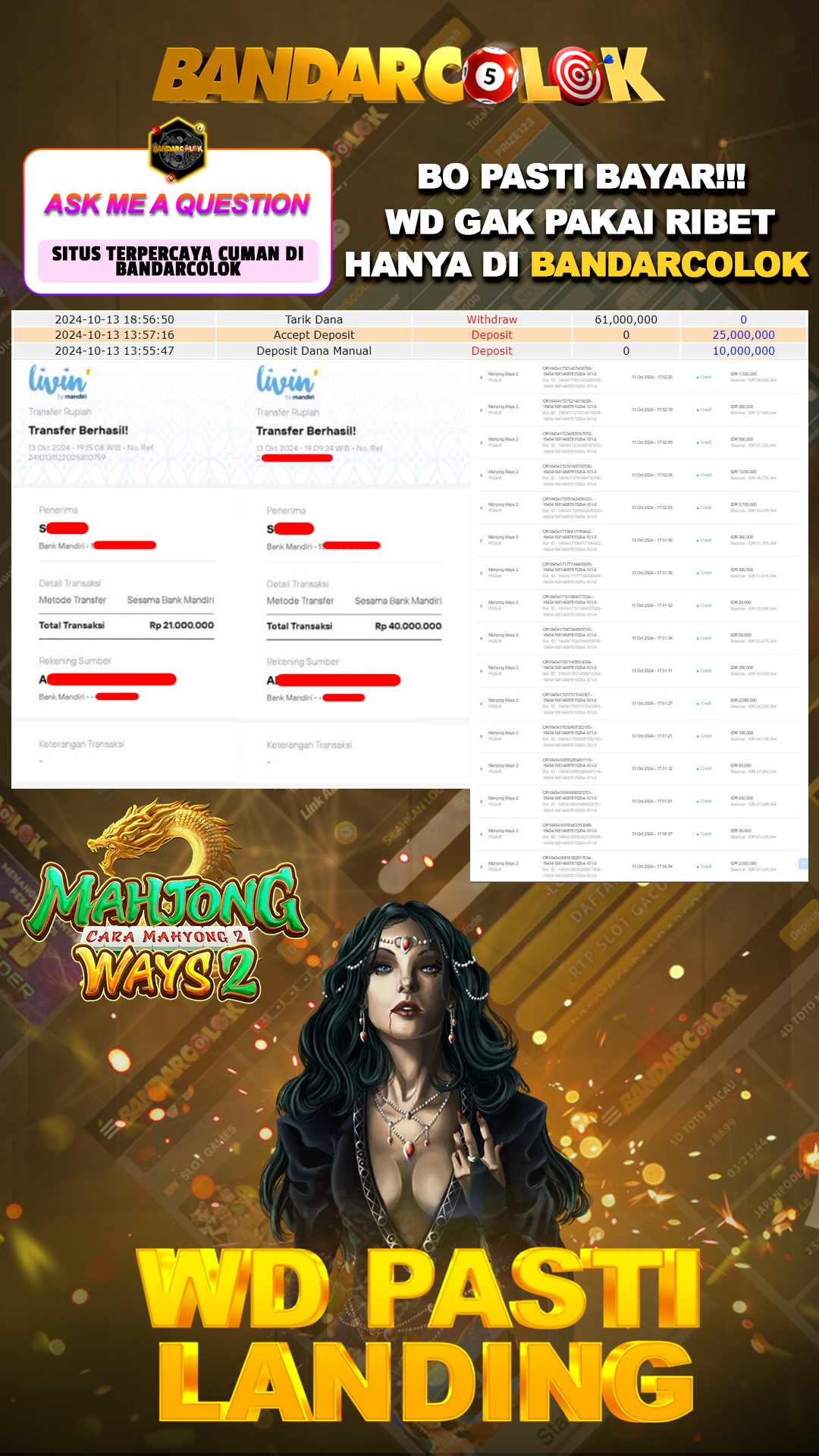 Jackpot SLOT BANDARCOLOK