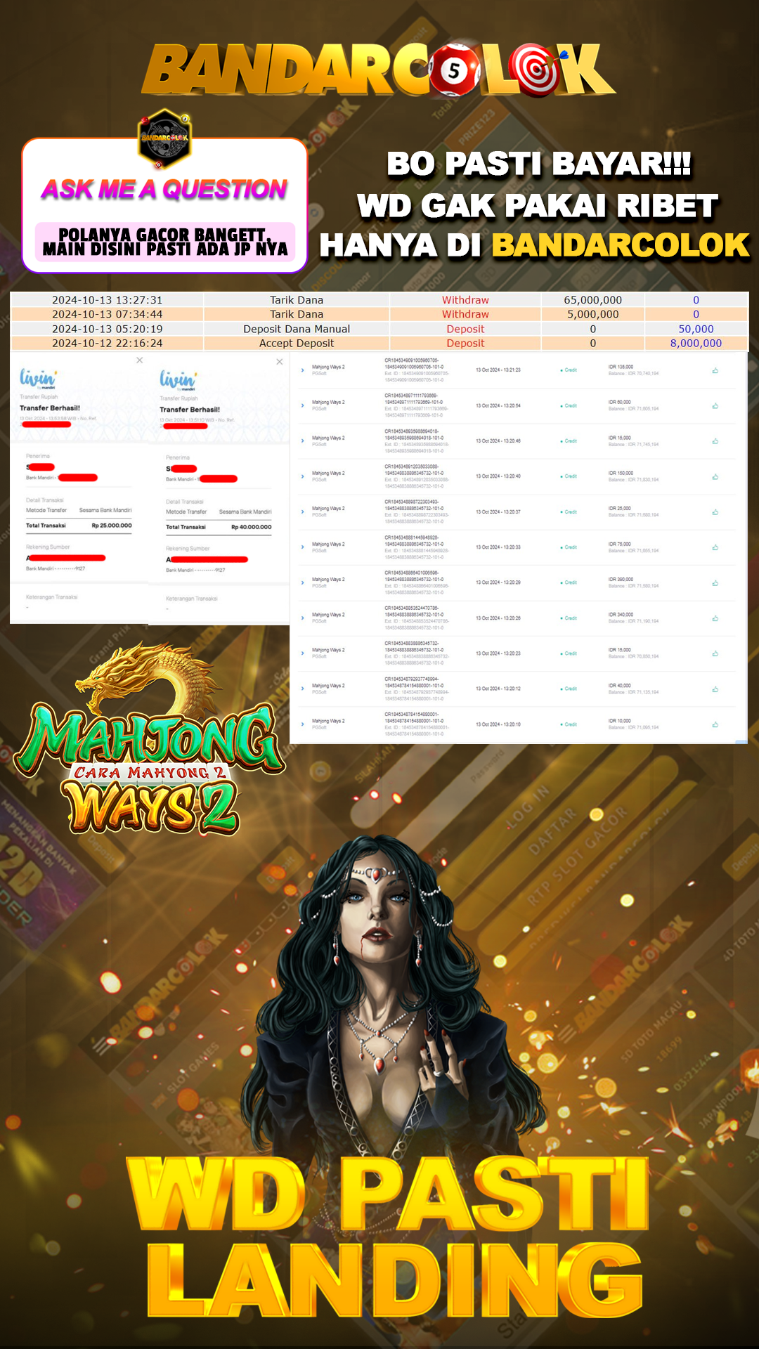 Jackpot SLOT BANDARCOLOK