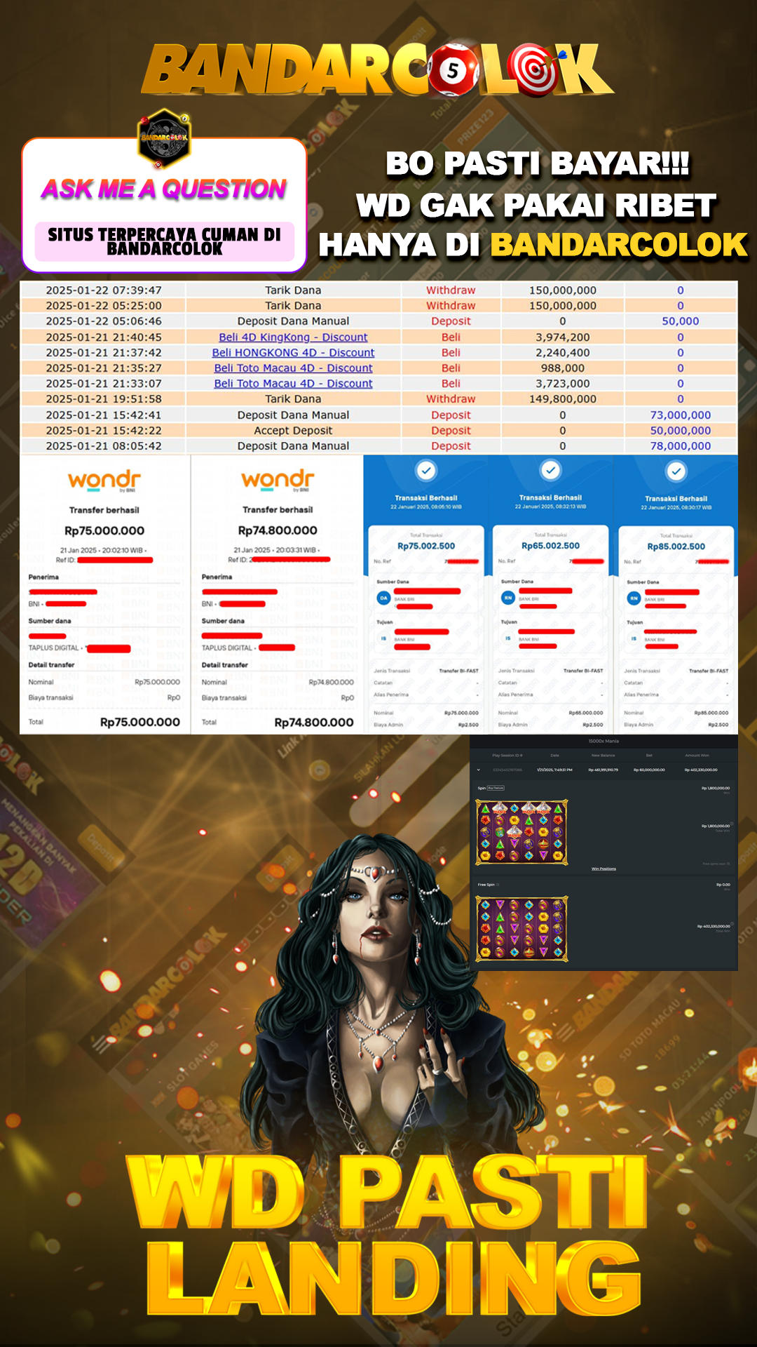 Jackpot SLOT BANDARCOLOK