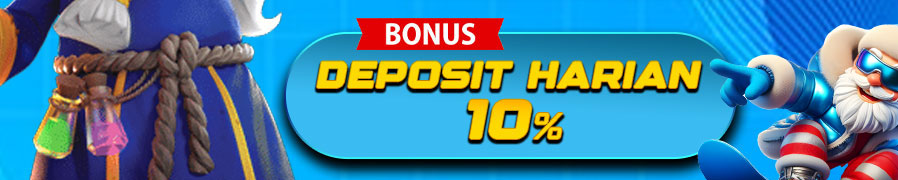 Bonus Deposit Harian 10%