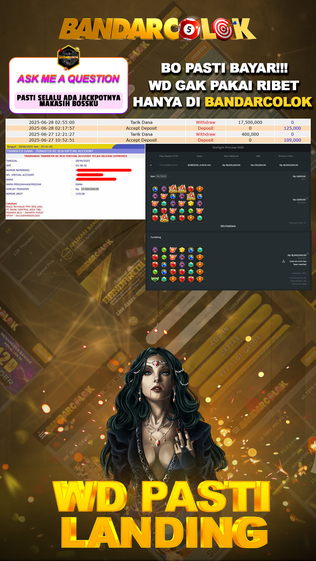 Jackpot SLOT BANDARCOLOK