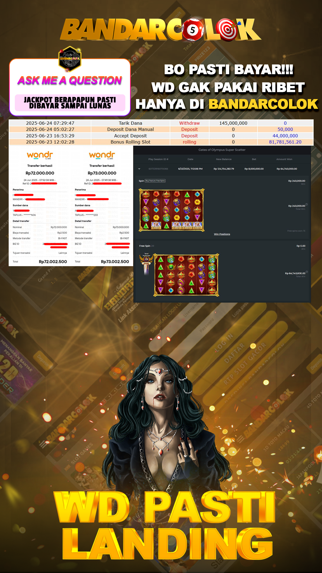 Jackpot SLOT BANDARCOLOK