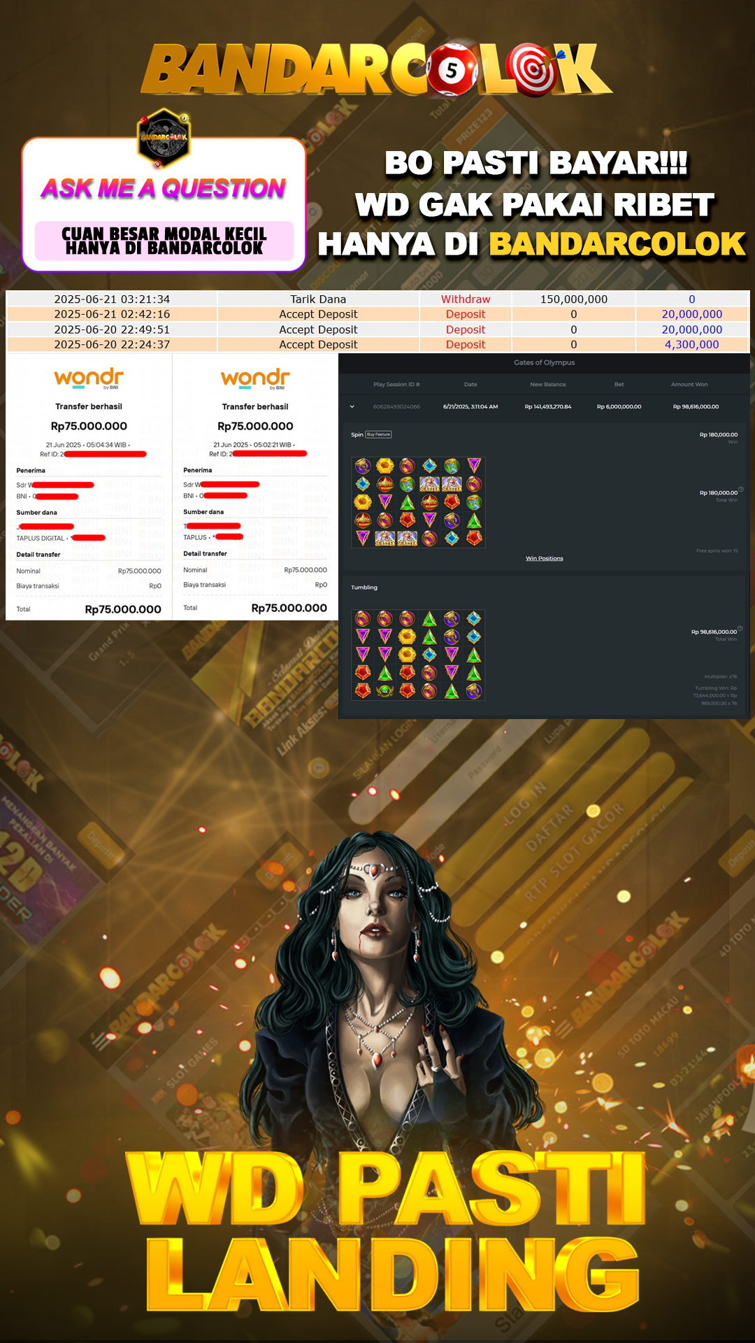 Jackpot SLOT BANDARCOLOK