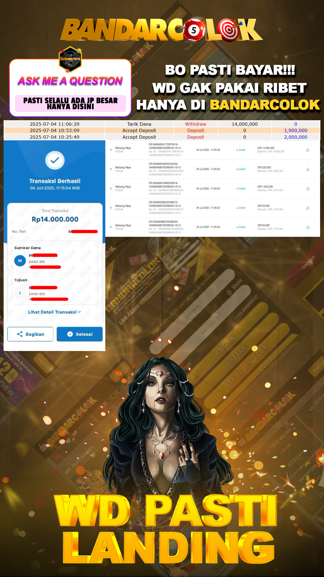 Jackpot SLOT BANDARCOLOK