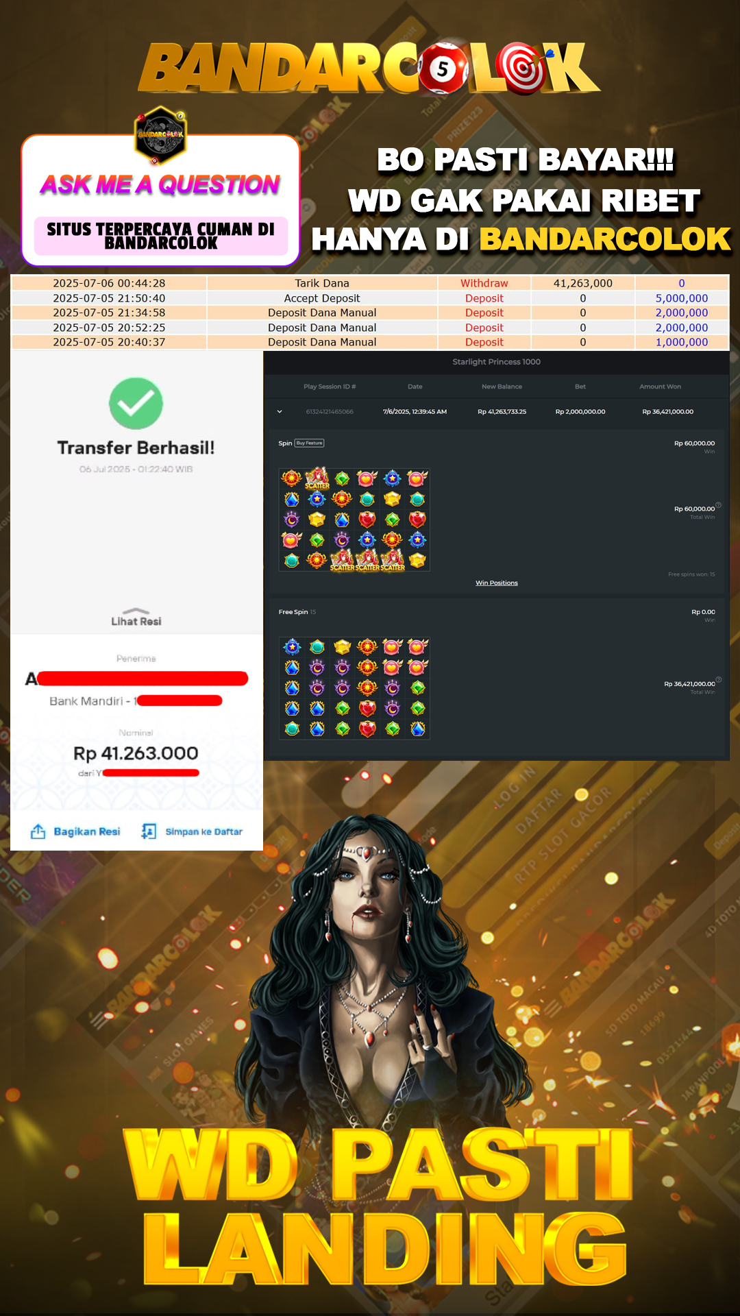 Jackpot SLOT BANDARCOLOK