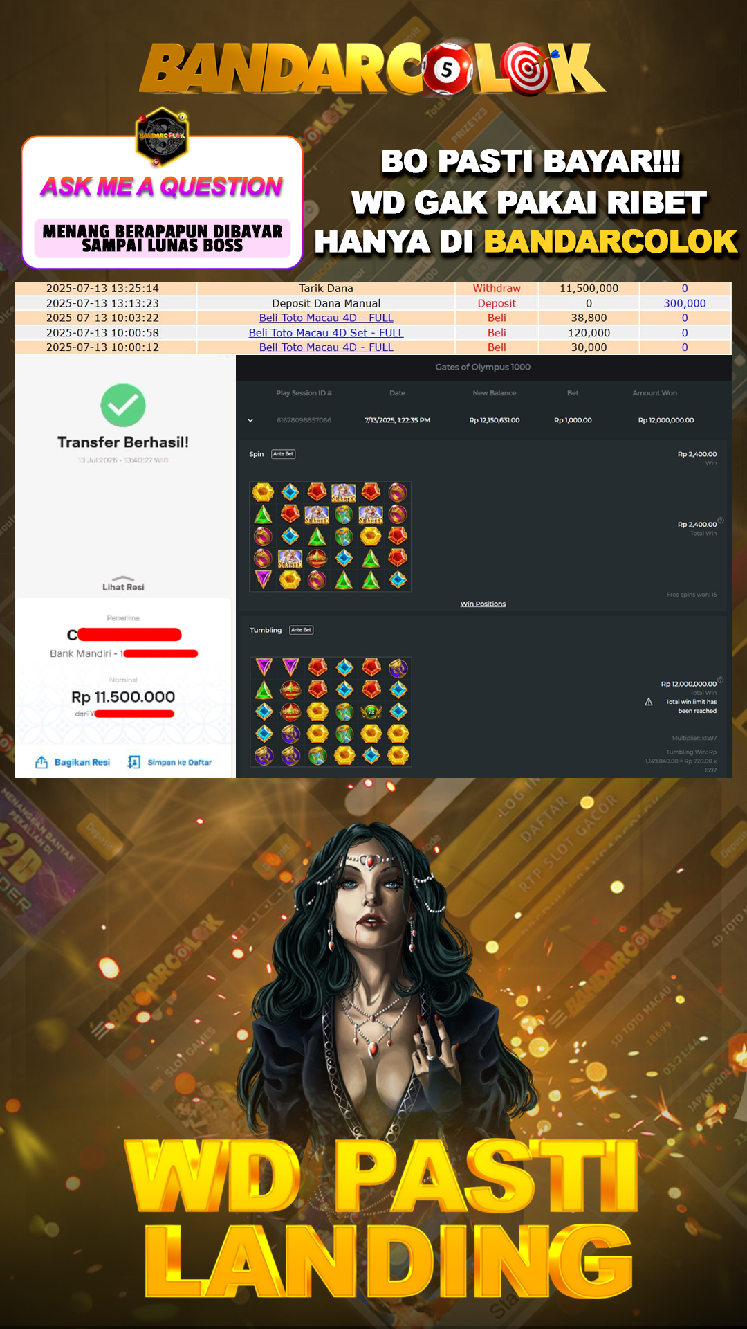 Jackpot SLOT BANDARCOLOK