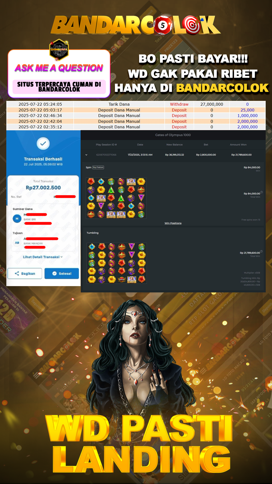 Jackpot SLOT BANDARCOLOK