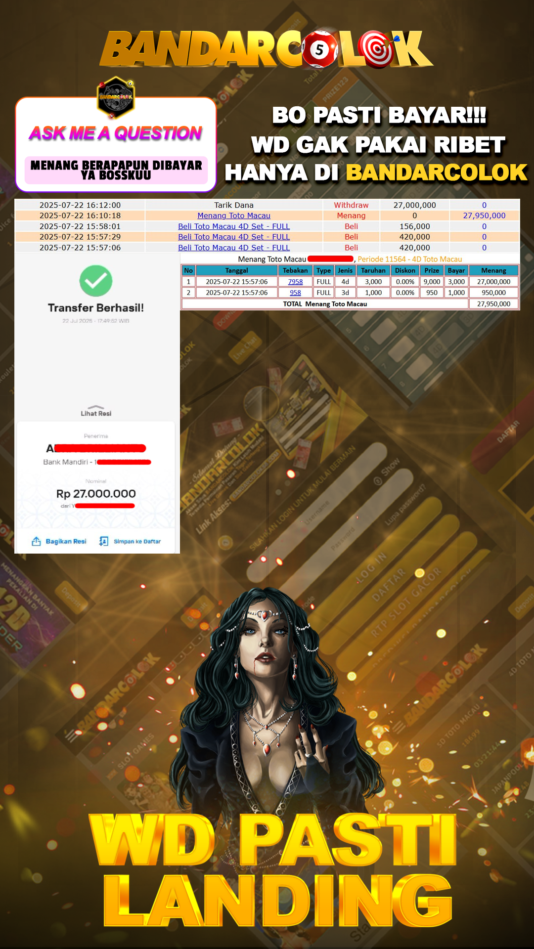 Jackpot TOGEL BANDARCOLOK