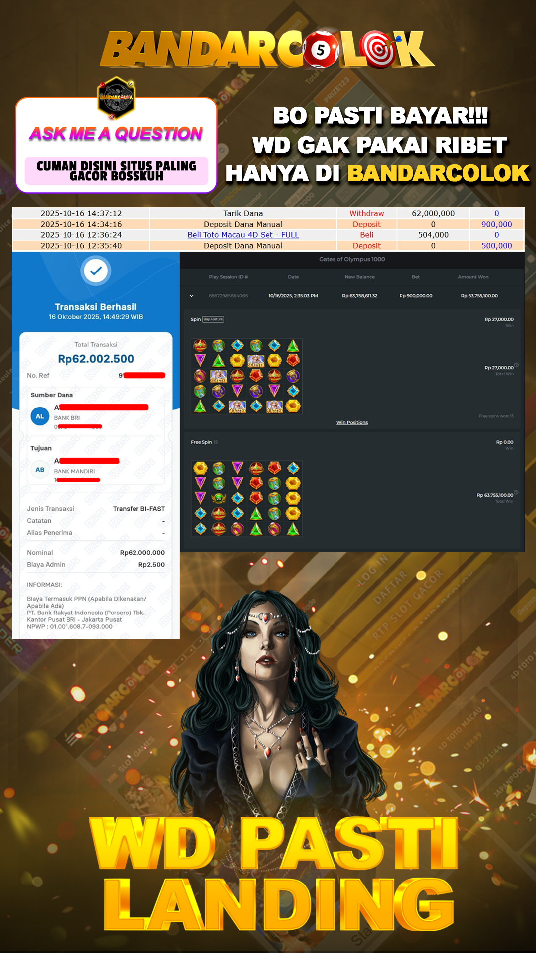 Jackpot SLOT BANDARCOLOK