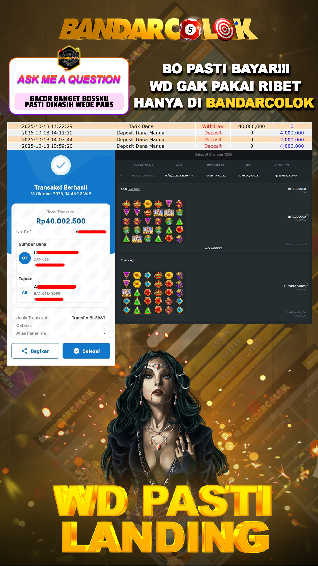 Jackpot SLOT BANDARCOLOK