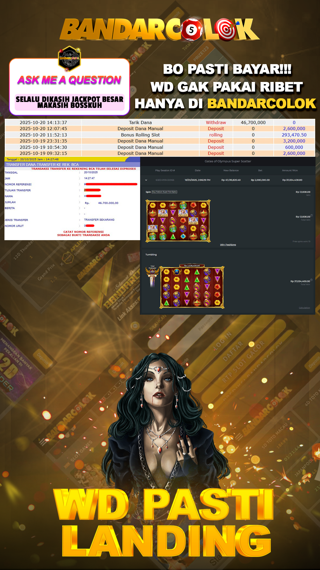 Jackpot SLOT BANDARCOLOK