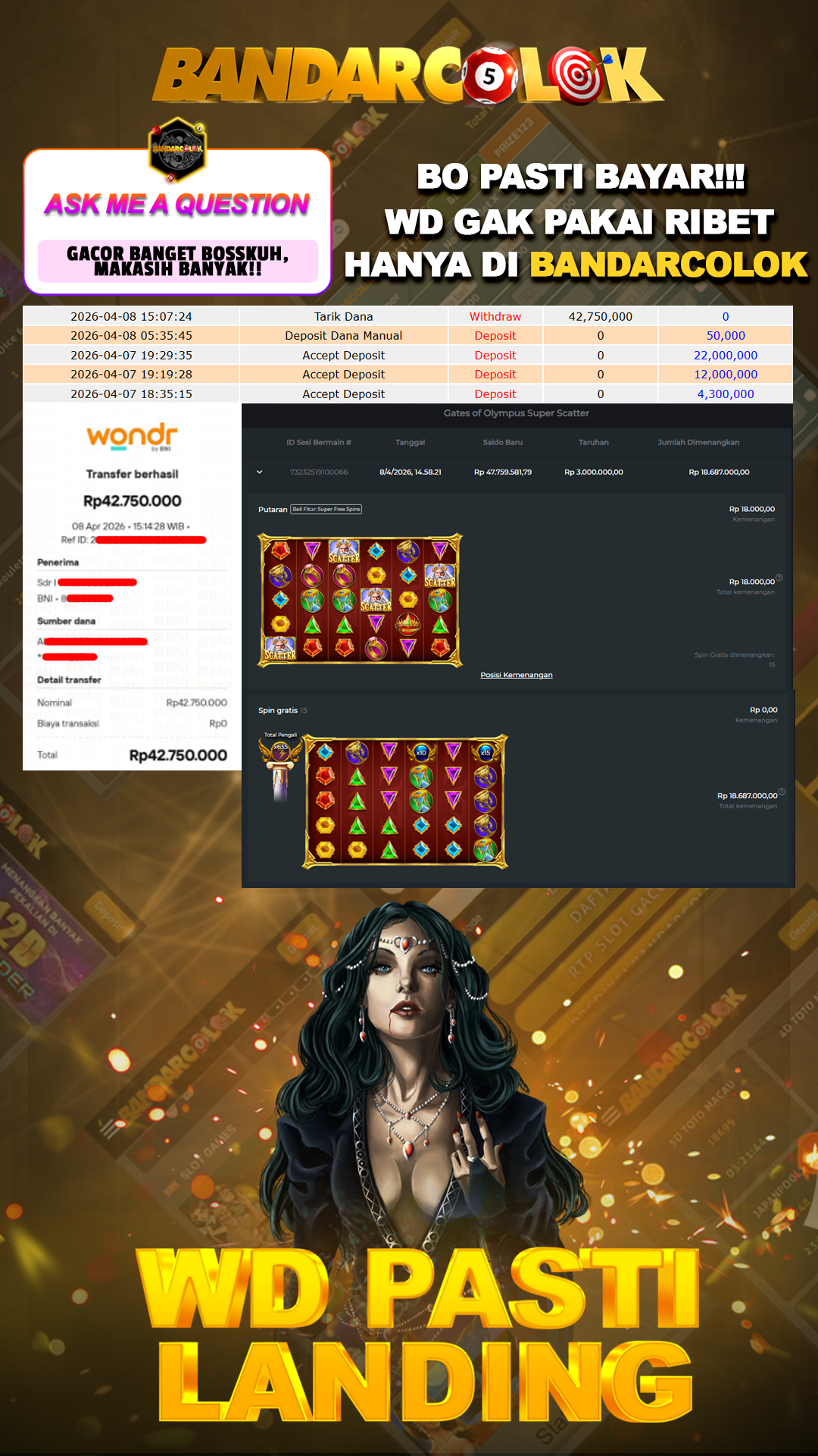 Jackpot SLOT BANDARCOLOK