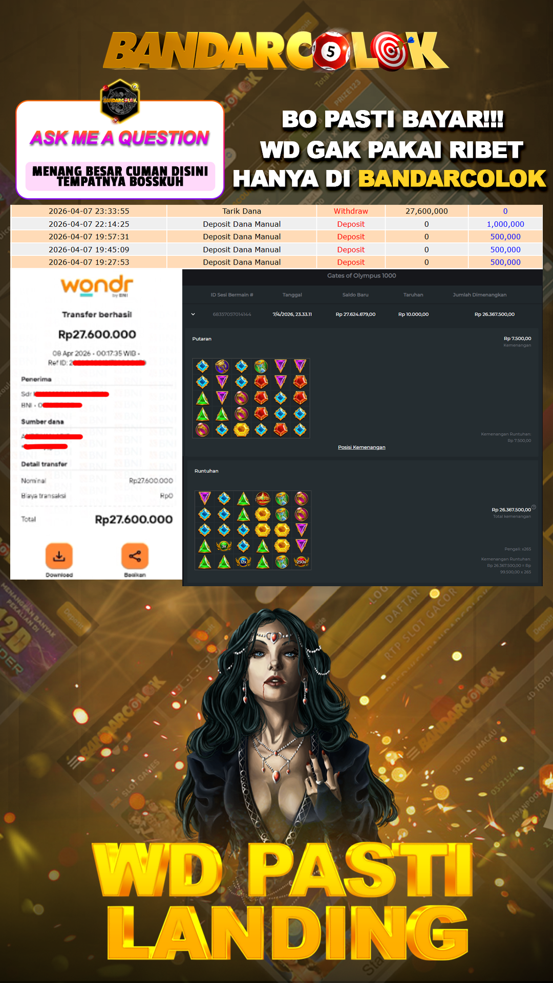 Jackpot SLOT BANDARCOLOK