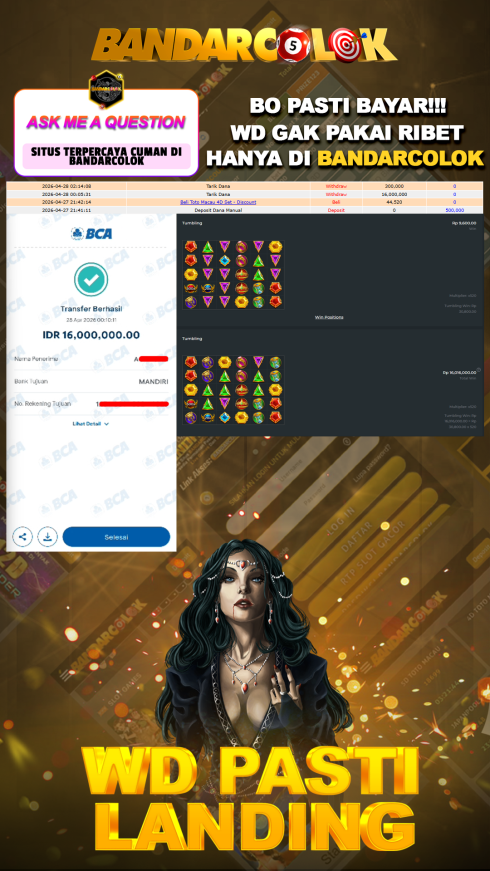 Jackpot SLOT BANDARCOLOK