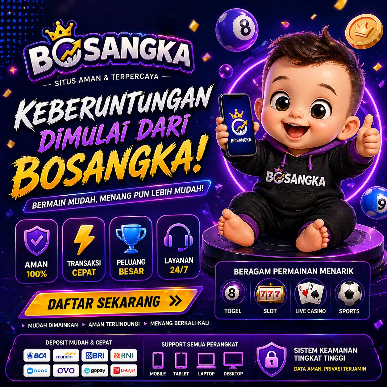 Akses Situs BOSANGKA Link Alternatif Terkini & Login Cepat Tanpa Ribet