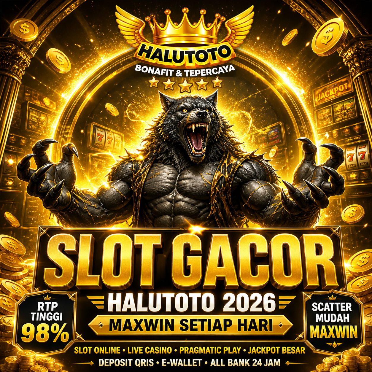 HALUTOTO – Spin Sekali Langsung Panas! Slot Gacor dengan Maxwin Cepat