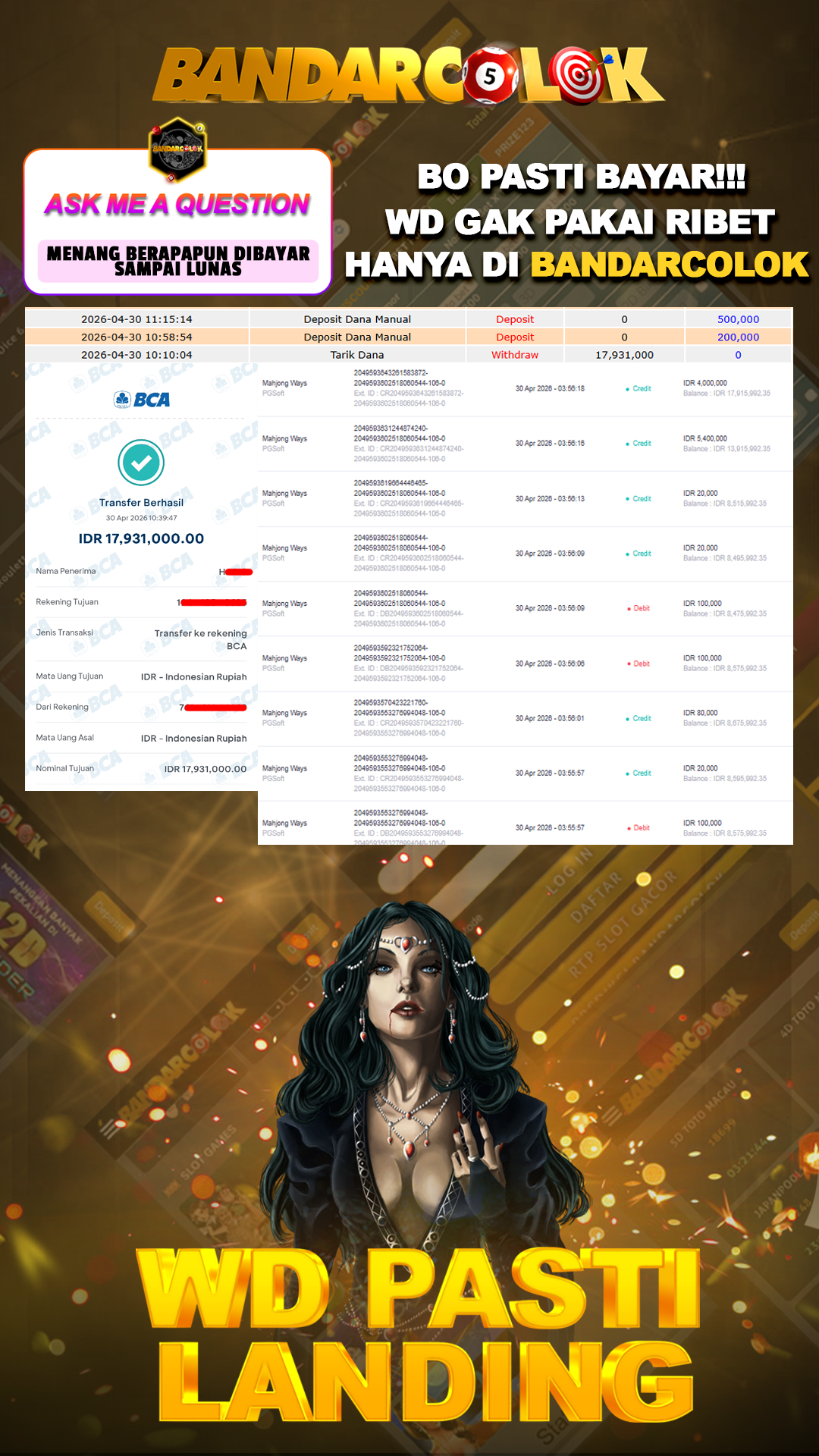 Jackpot SLOT BANDARCOLOK