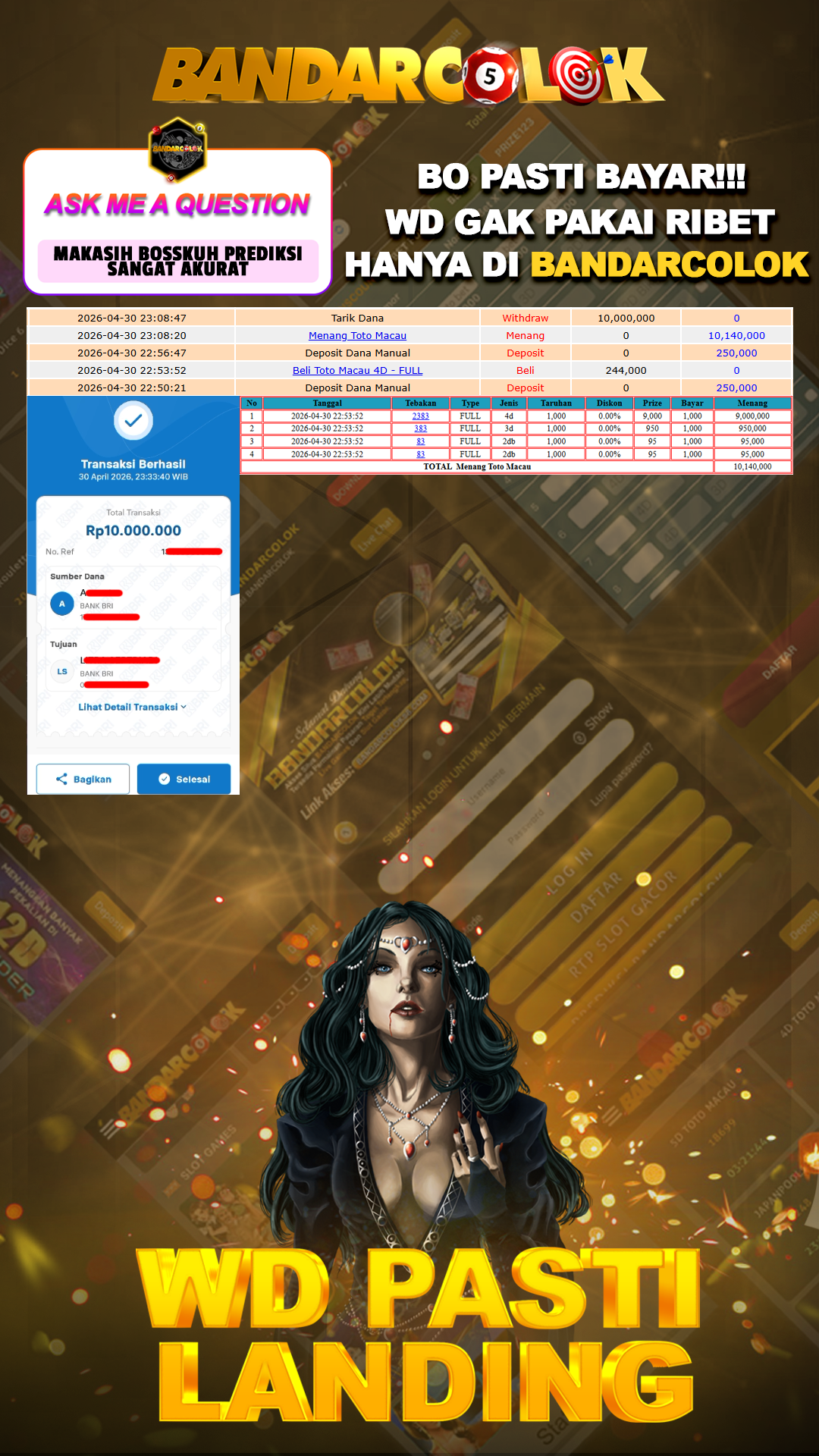 Jackpot TOGEL BANDARCOLOK