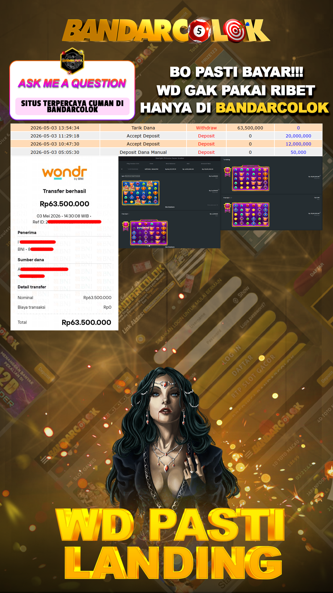 Jackpot SLOT BANDARCOLOK