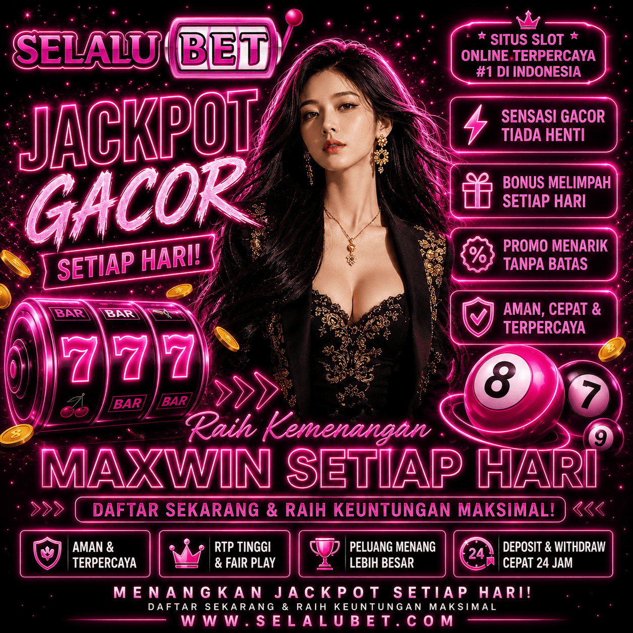 SELALUBET — Situs Slot Online Jackpot Gacor Maxwin Setiap Hari dengan Bonus Melimpah & Withdraw Cepat