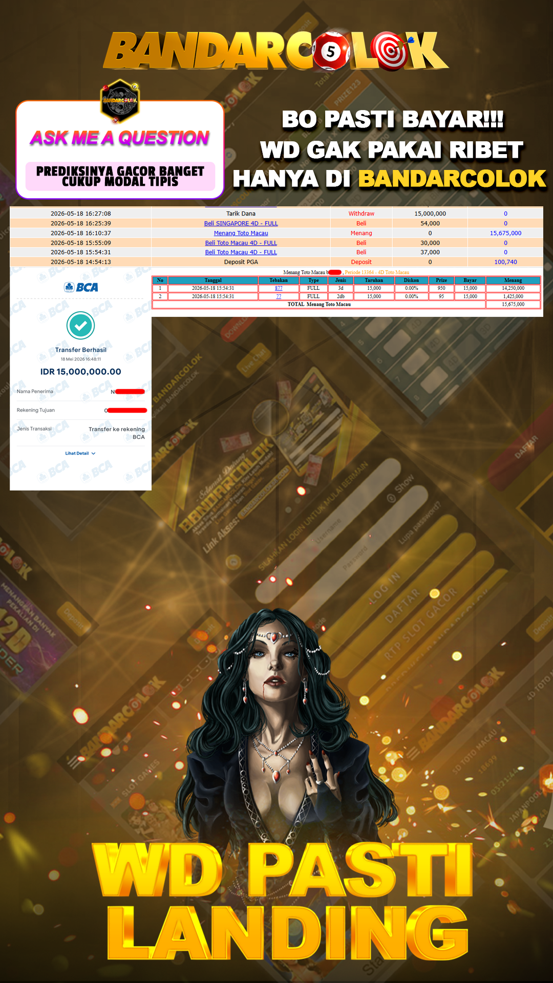 Jackpot TOGEL BANDARCOLOK