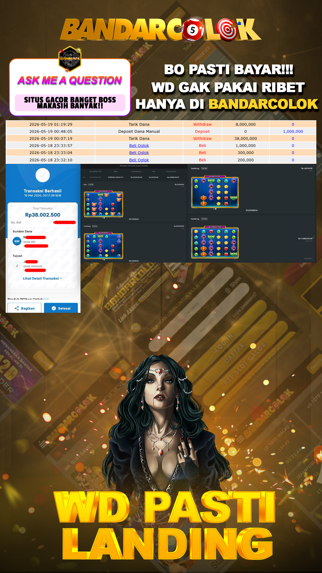 Jackpot SLOT BANDARCOLOK