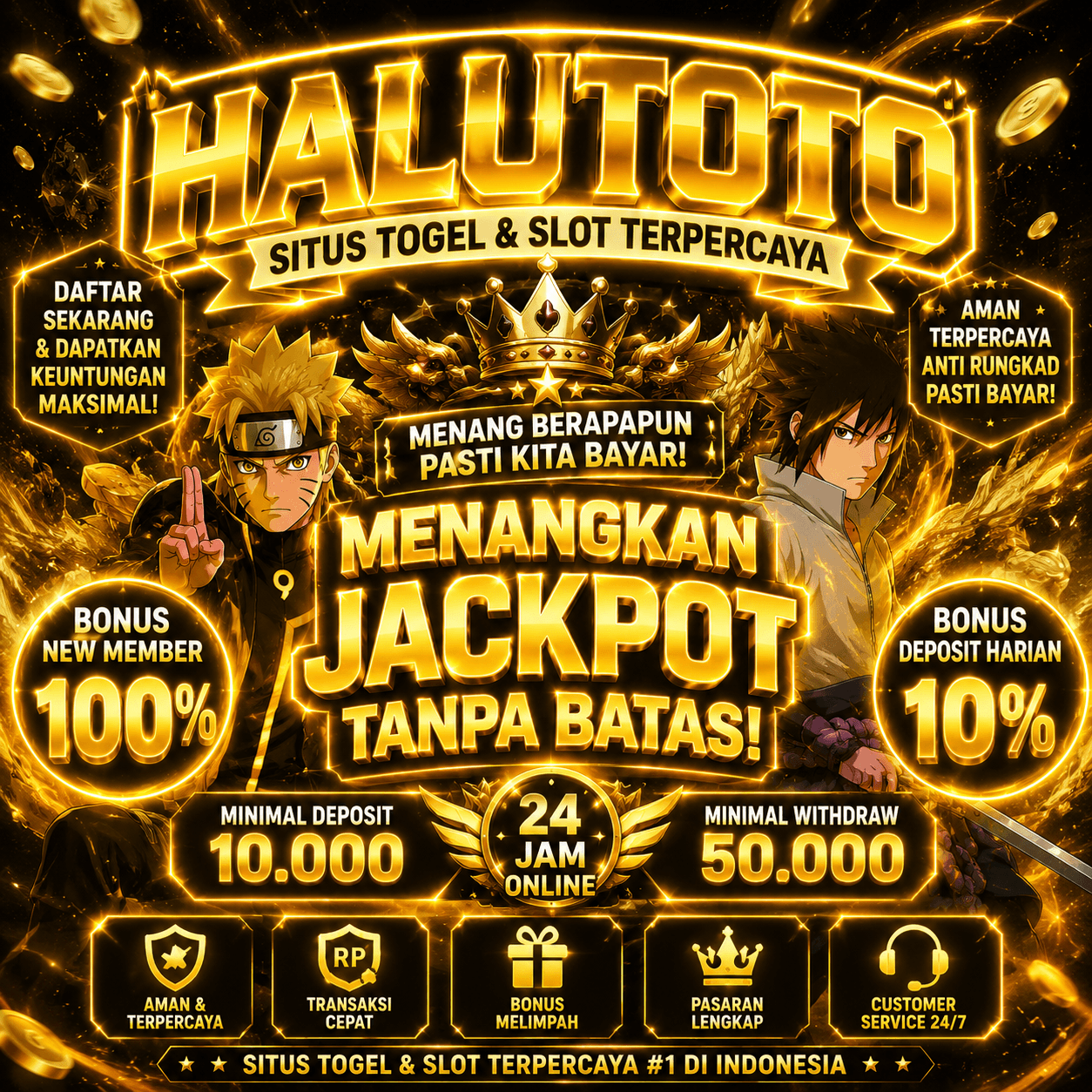 HALUTOTO | Situs Toto Togel Online Paling Populer dengan Jackpot Fantastis 2026