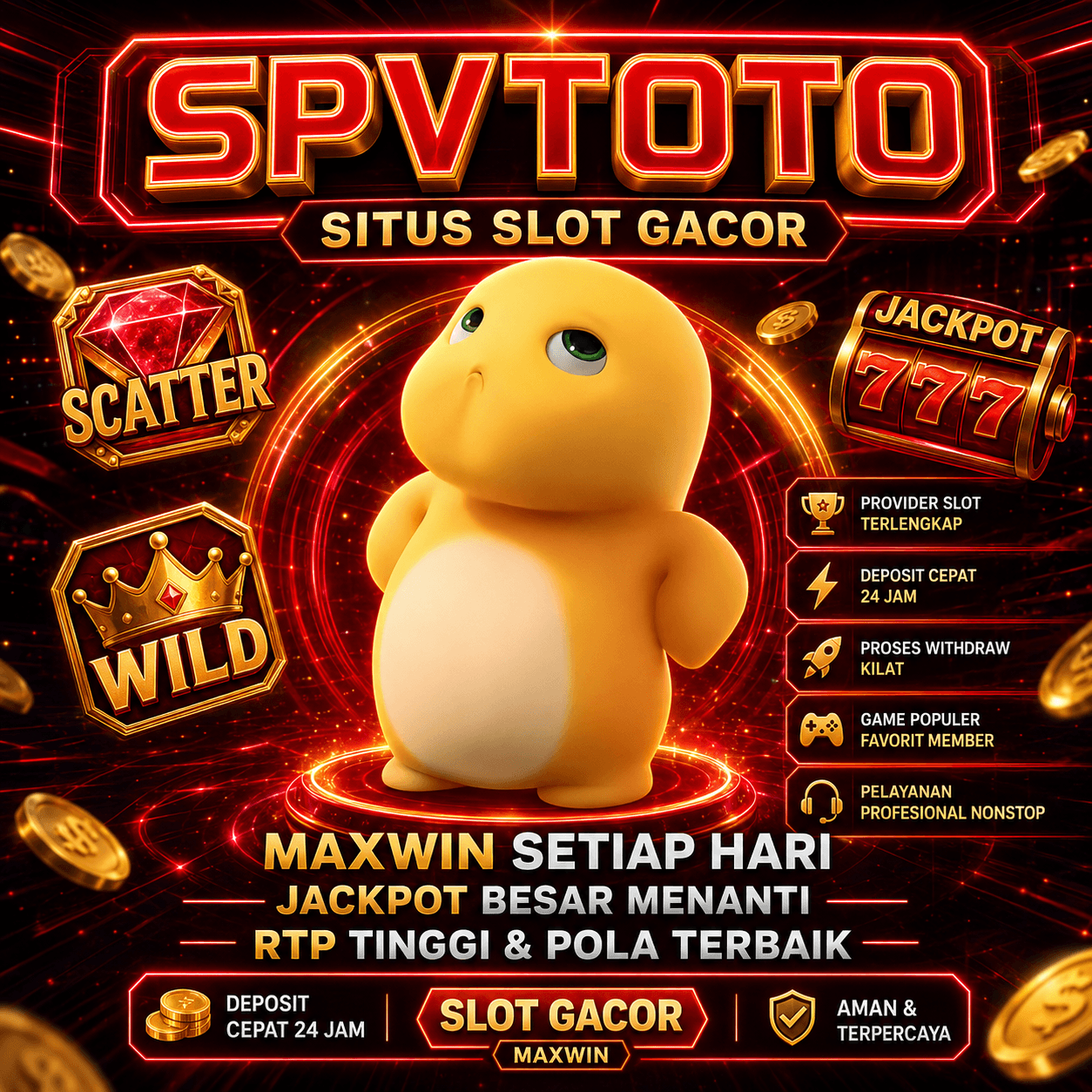 SPVTOTO - Situs Slot Gacor Hari Ini RTP Live Maxwin Terpercaya