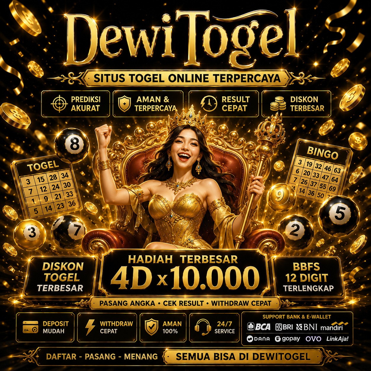 banner DEWITOGEL ✈️ Link Resmi Data Toto Togel Terakuisisi Akan Keaslian dan Terakreditas A+