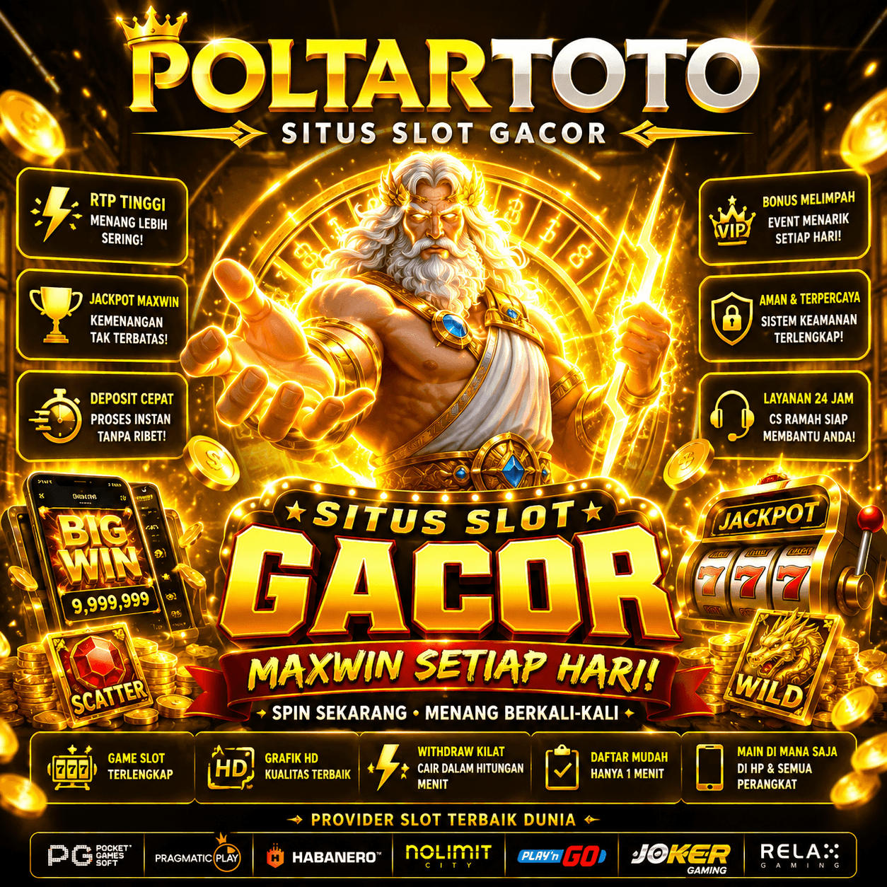 POLTARTOTO - Situs Slot Gacor Hari Ini dengan Peluang Maxwin Tinggi