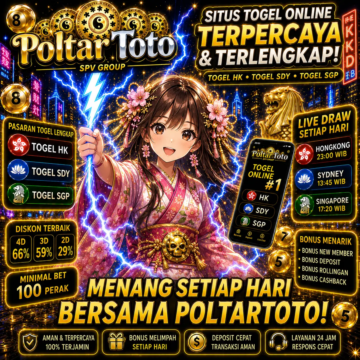 PoltarToto – Situs Togel Online Terpercaya dengan Pasaran Lengkap & Bonus Harian.