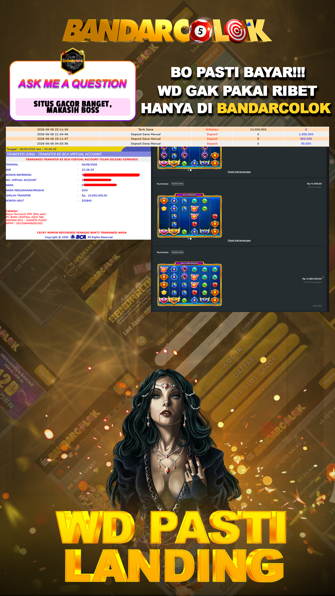 Jackpot SLOT BANDARCOLOK