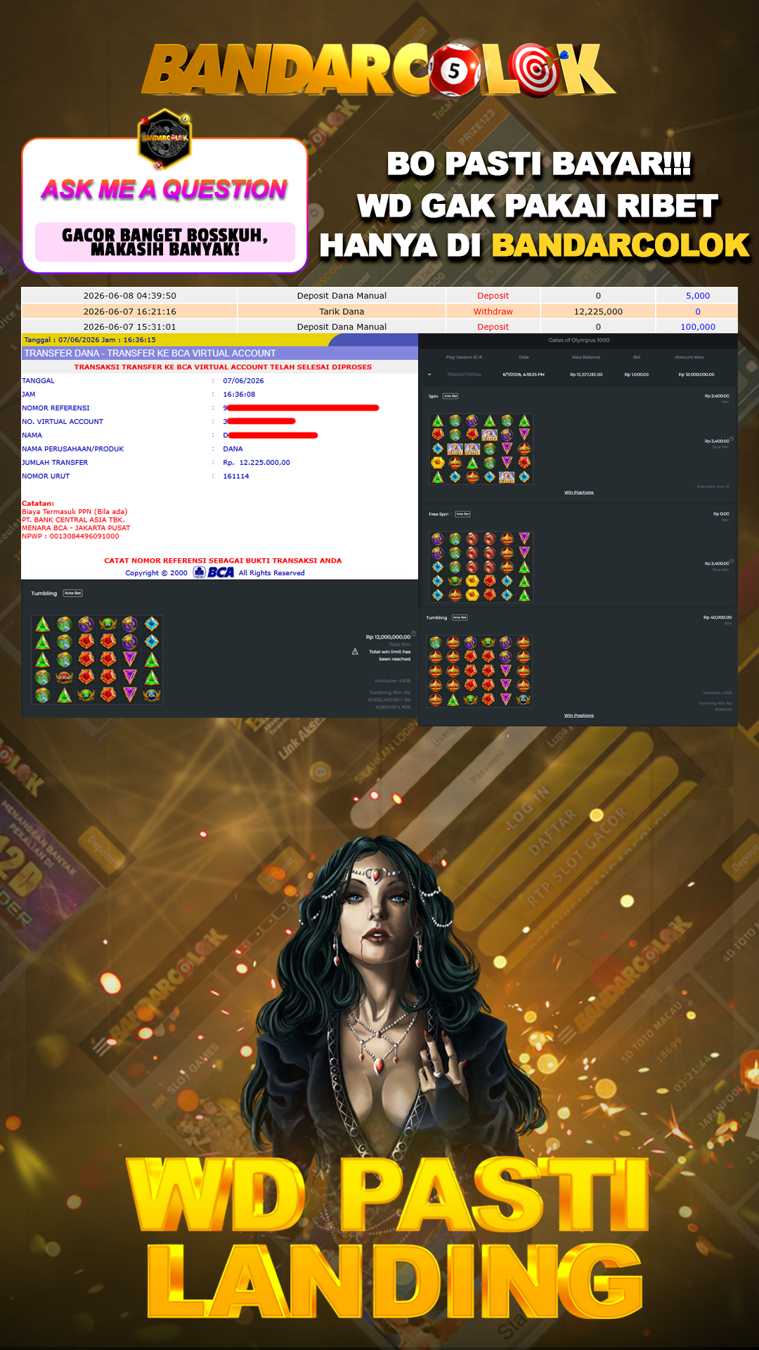 Jackpot SLOT BANDARCOLOK