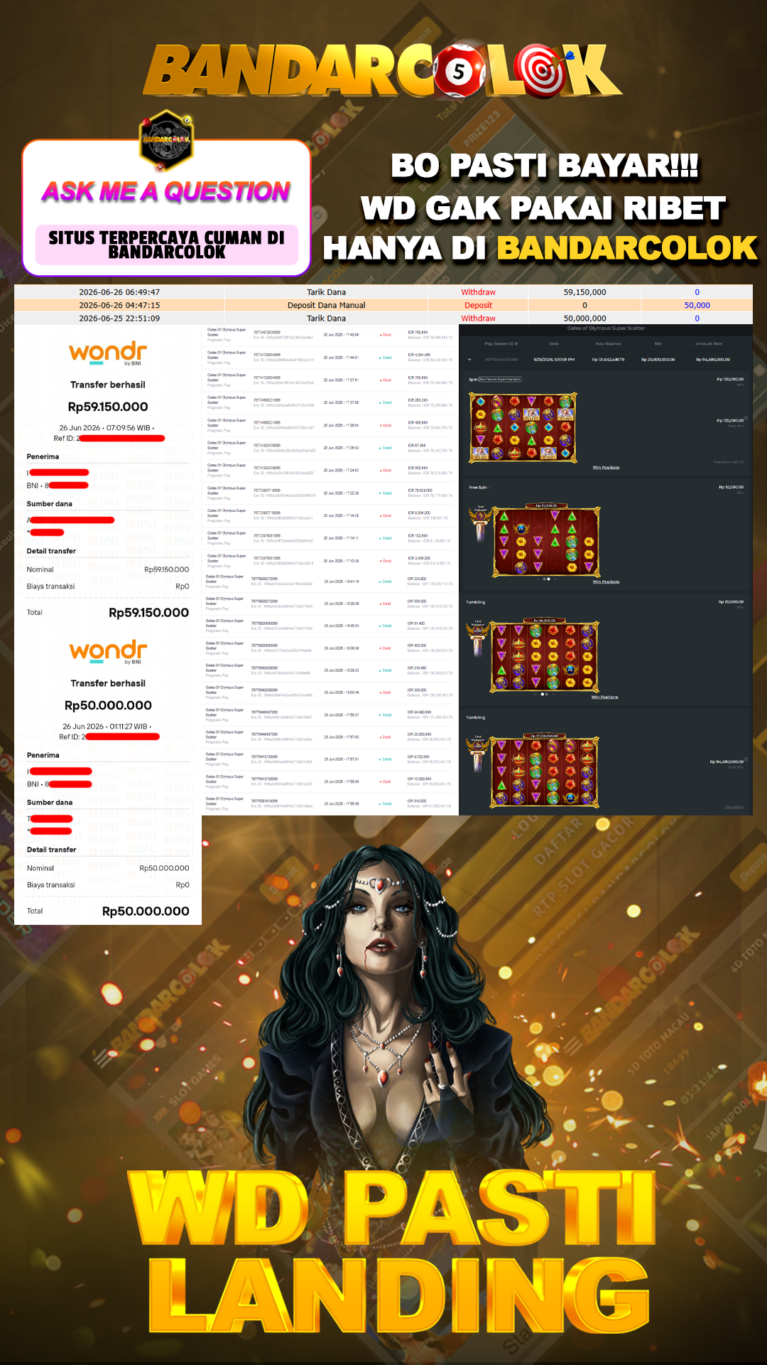 Jackpot SLOT BANDARCOLOK