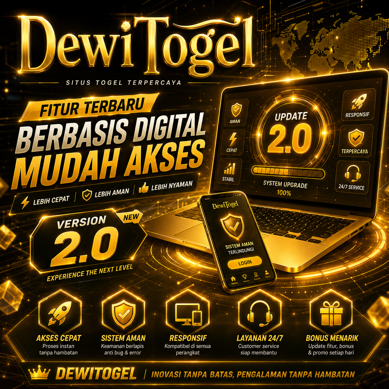 DEWITOGEL | Fitur Terbaru Berbasis Digital Mudah Akses Version 2.0