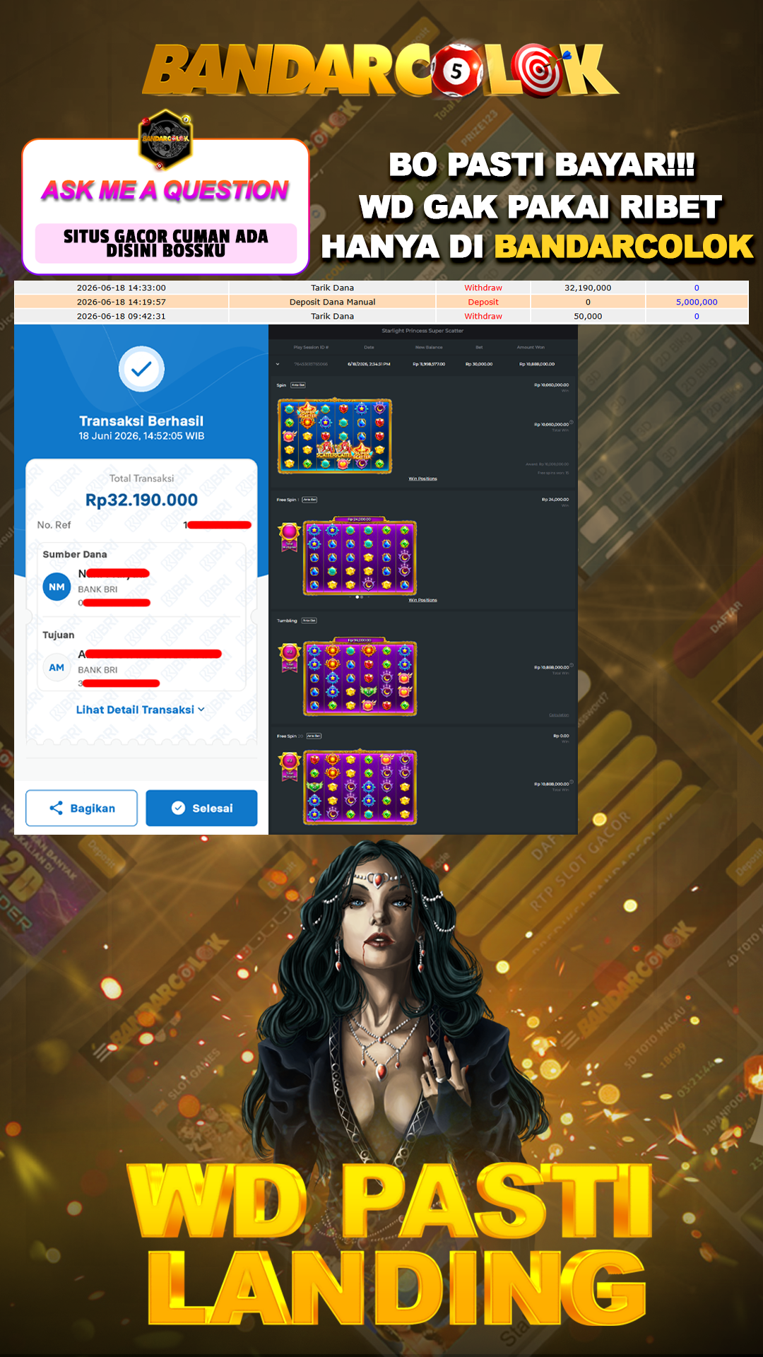 Jackpot SLOT BANDARCOLOK