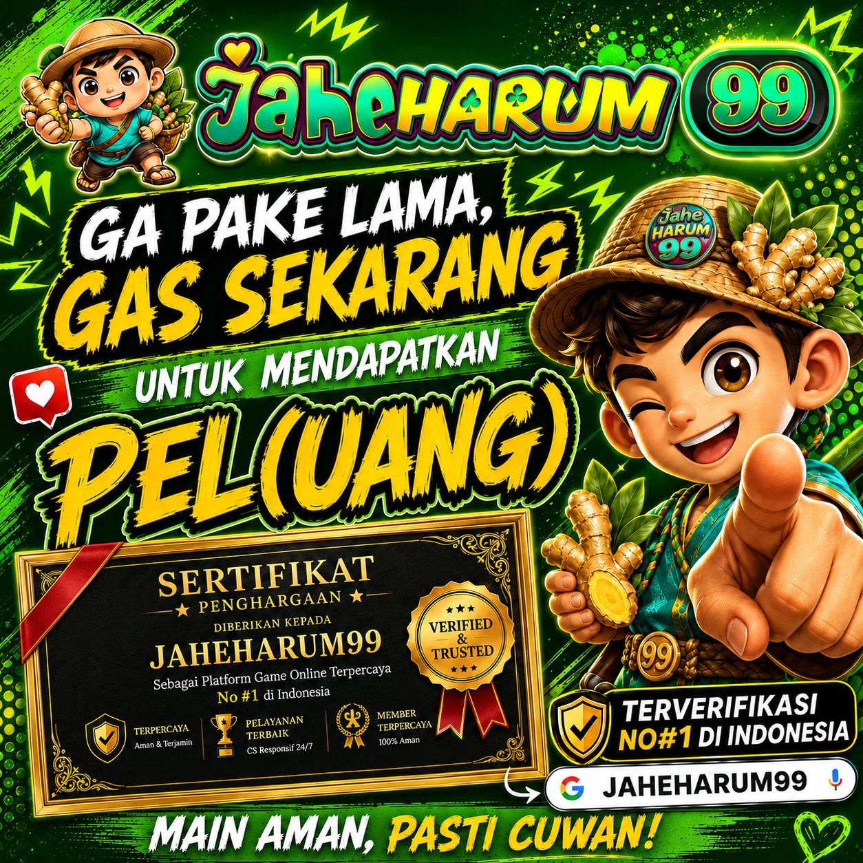 banner JAHEHARUM99 | adalah pilihan tepat untuk hiburan santai. Game Nya jelas dan Menyenangkan.